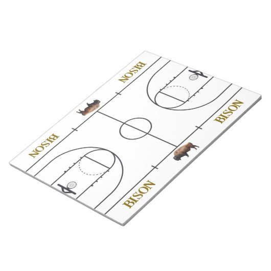 Bloc-note Guide d'aménagement de terrain de basketball (Incliné)