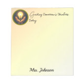 Bloc-note Guider l'esprit de demain cadeau enseignant (Devant)