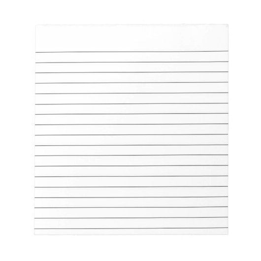 Bloc-note Guides en papier liné (Devant)