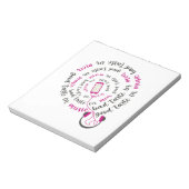 Bloc-note Guillemet de fille Bon goût en musique mauvais goû (Tourné)