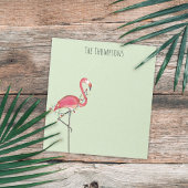 Bloc-note Guirlande de Noël Flamant Rose Mignon