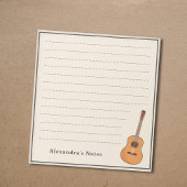 Bloc-note Guitare acoustique