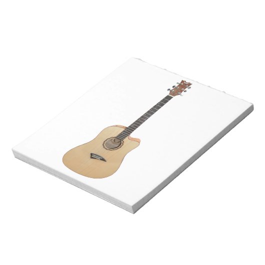 Bloc-note Guitare acoustique (Tourné)