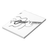 Bloc-note guitare acoustique (Tourné)