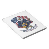 Bloc-note Guitare Vintage Eagle Patriotique (Incliné)