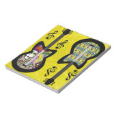 Bloc-note Guitares colorées Mardi Gras (Tourné)