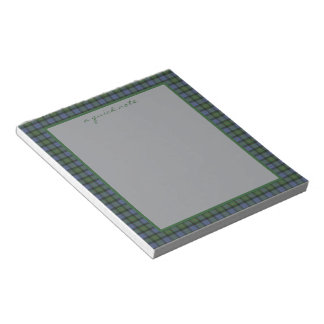 Bloc-note Gunn Ancient Original Scottish Tartan 