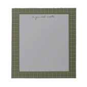 Bloc-note Gunn Weathered Original Tartan Écossais (Devant)