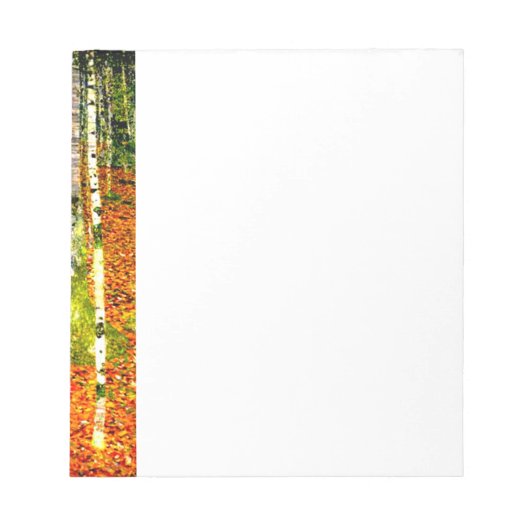 Bloc-note Gustav Klimt Birch Trees (Devant)