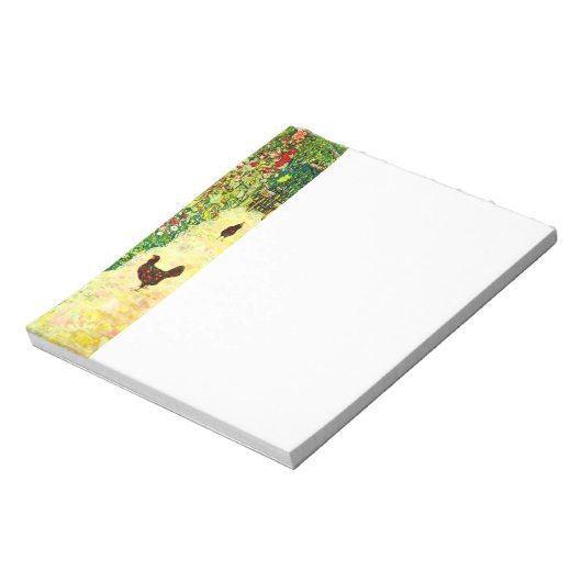 Bloc-note Gustav Klimt Garden with Chickens (Tourné)