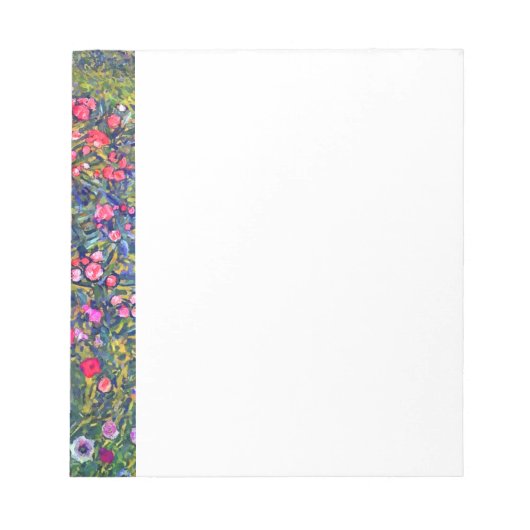 Bloc-note Gustav Klimt Jardin italien (Devant)