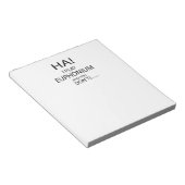 Bloc-note Ha Euphonium (Incliné)