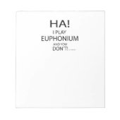 Bloc-note Ha Euphonium (Devant)