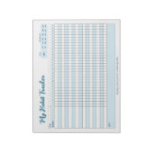 Bloc-note Habit Tracker entièrement personnalisable (Tourné)