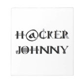 Bloc-note hacker johnny (Devant)