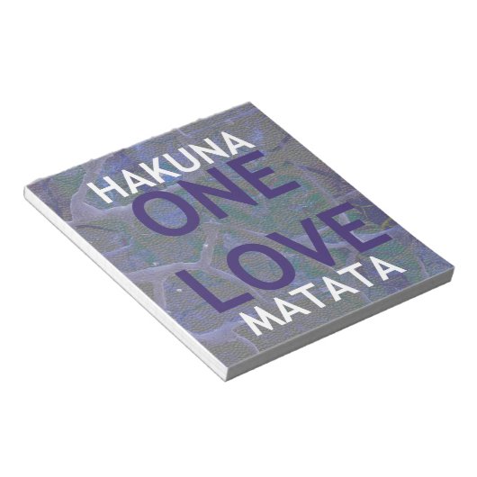 BLOC-NOTE HAKUNA MATATA (Incliné)