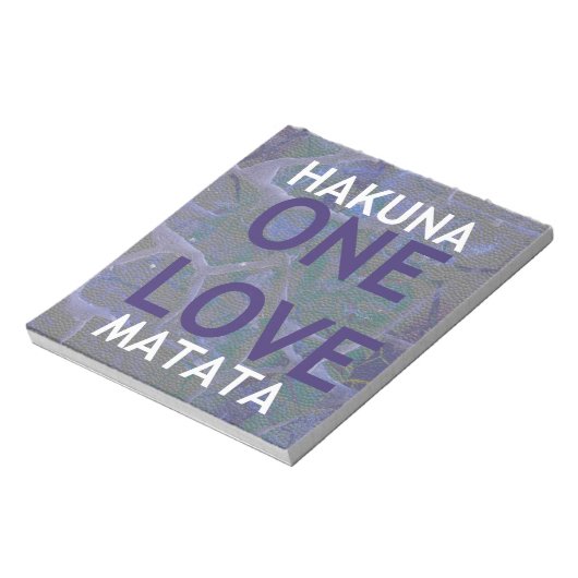 BLOC-NOTE HAKUNA MATATA (Tourné)