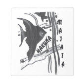 Bloc-note Hakuna Matata Fish Art Imprimer (Devant)