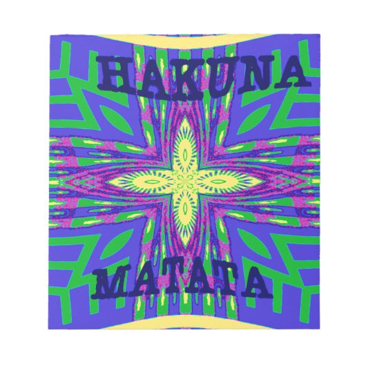 Bloc-note Hakuna matata Mombasa (Devant)