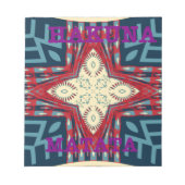 Bloc-note Hakuna Matata Texte Hope Art Abstrait Design d'imp (Devant)