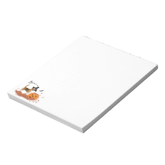 Bloc-note Halloween beagle (Tourné)