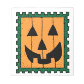 BLOC-NOTE HALLOWEEN CITROUILLE STAMP (Devant)