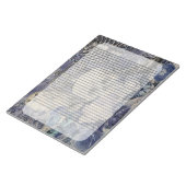 Bloc-note Halloween Crâne avec couronne et hibou (Incliné)