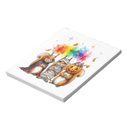 Bloc-note Halloween Cute Squirrels Costume (Tourné)