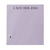 Bloc-note Halloween Éffrayant Spider Web Whimsical mignonne (Devant)