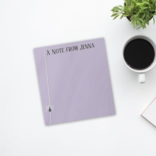 Bloc-note Halloween Éffrayant Spider Web Whimsical mignonne