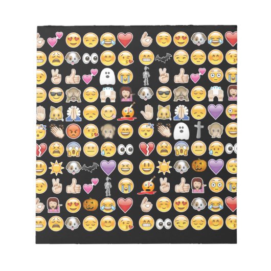 Bloc-note halloween emoji (Devant)