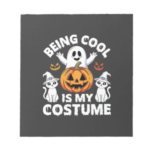 Bloc-note Halloween être cool est mon design de costume de f