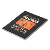 Bloc-note Halloween Everyday (Tourné)