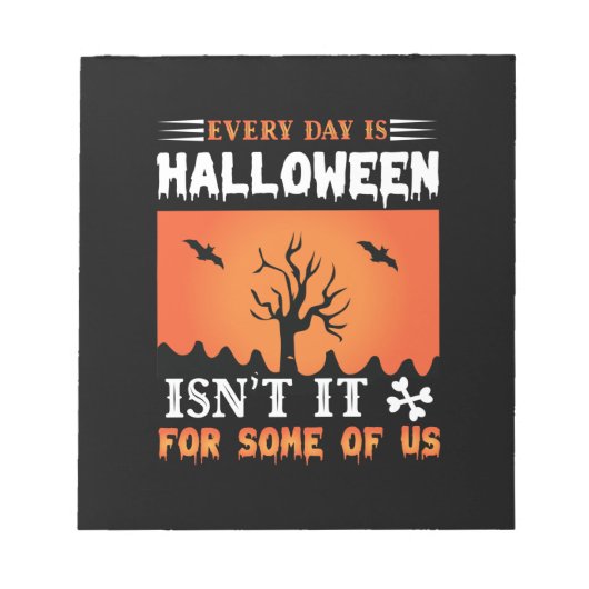 Bloc-note Halloween Everyday (Devant)