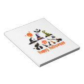 Bloc-note Halloween Gnomes Cute Autumn Pumpkin Fall (Incliné)