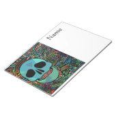 Bloc-note Halloween Hippie Skull Thunder_cove (Incliné)