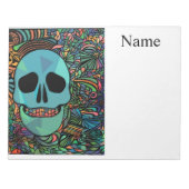 Bloc-note Halloween Hippie Skull Thunder_cove (Devant)