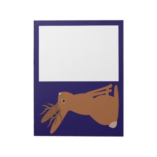 Bloc-note Halloween Jackalope Trou ou traitement (Tourné)