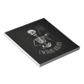 Bloc-note Halloween je suis déjà (Incliné)