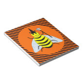 Bloc-note Halloween magique Bee Witch Orange et Black Stripe (Incliné)