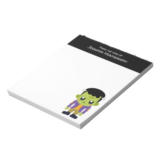 Bloc-note Halloween monstre Frankenstein Green (Tourné)