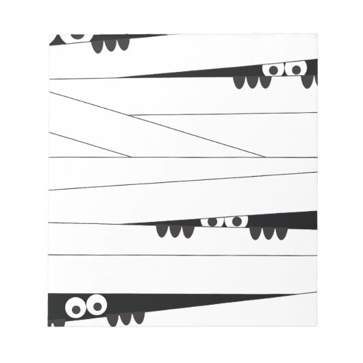 Bloc-note Halloween Peeking maman (Devant)