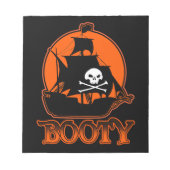 Bloc-note Halloween Pirate Boty (Devant)