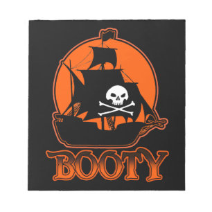 Bloc-note Halloween Pirate Boty