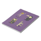 Bloc-note Halloween Squelette Dracula Mummy Griffe Reaper (Tourné)