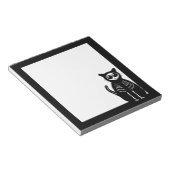 Bloc-note Halloween squelettique (Incliné)