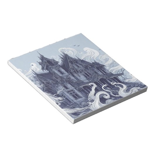 Bloc-note Halloween Thème Éffrayant Hauné Mansion (Incliné)