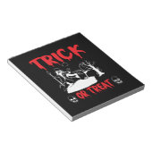 Bloc-note Halloween Trick Ou Treat Anniversaire (Incliné)