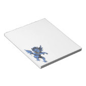 Bloc-note Halloween vintage, démon de gargouille diabolique (Incliné)