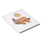 Bloc-note Halloween Witch Sloth Oversized T-Shirt (Incliné)